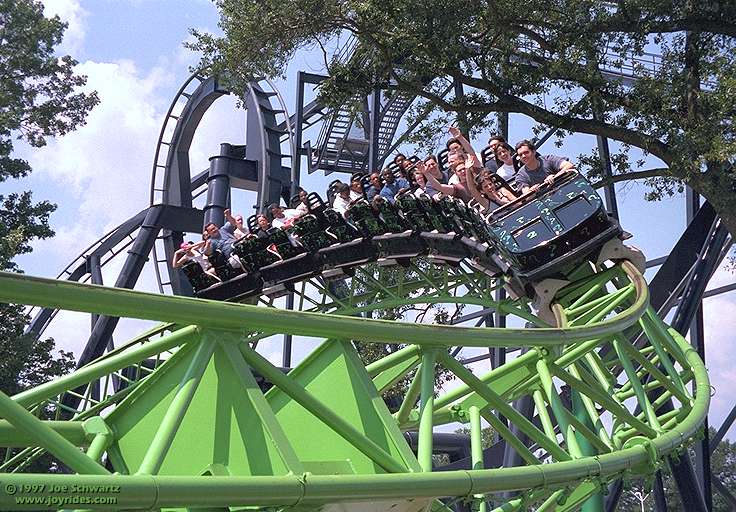 Riddler Mindbender Six Flags Over Georgia Austell Georgia