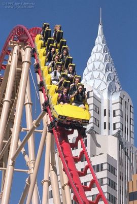 The Roller Coaster at New York-New York - Get your thrills in #Vegas on The Roller  Coaster at New York - New York Hotel & Casino Las Vegas! Enjoy Happy Hour  and