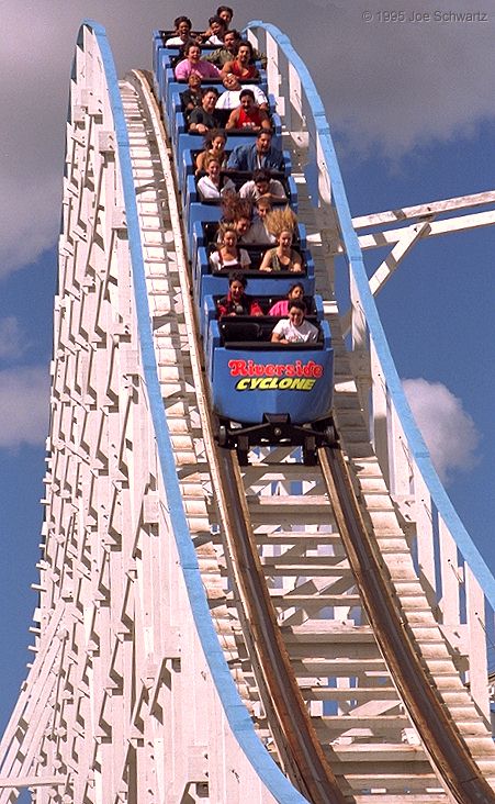 Cyclone Six Flags New England Agawam Massachusetts United States