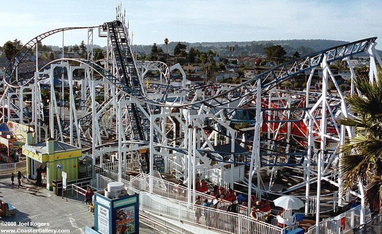 Hurricane Santa Cruz Beach Boardwalk Santa Cruz California