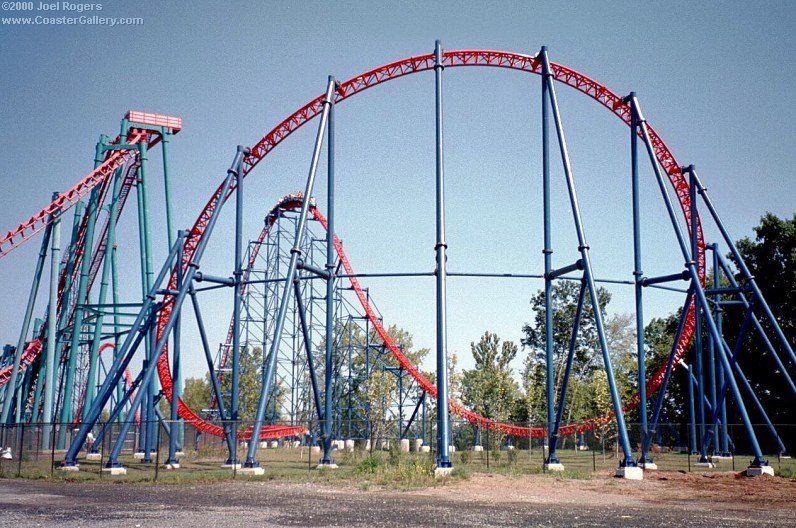 Superman the Ride Six Flags New England Agawam Massachusetts