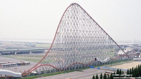 Steel Dragon 2000 Nagashima Spa Land Kuwana Mie Japan