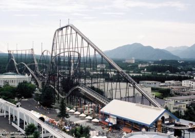 Fujiyama Fuji Q Highland Fujiyoshida Yamanashi Japan