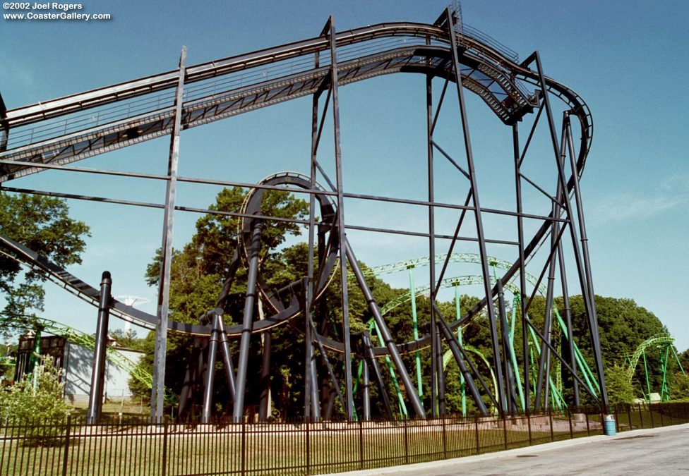 Batman The Ride Six Flags Over Georgia Austell Georgia United