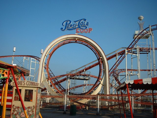 Pepsi Cola Loop Ocean Beach Amusement Park Rhyl Denbighshire