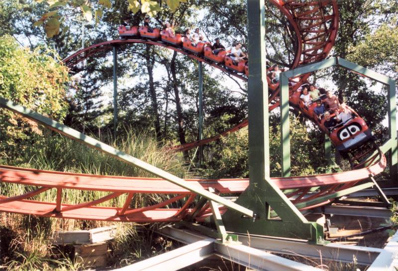 Rattlesnake Coaster Adventureland Farmingdale New York United