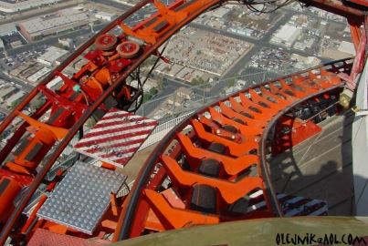 Stratosphere Hotel Vegas Roller Coaster