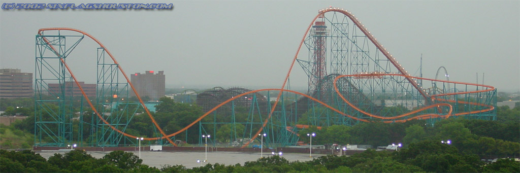 Titan Roller Coaster - Guide to Six Flags over Texas