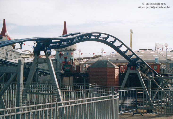 Mine Train Funland Park Folkestone Kent England United Kingdom