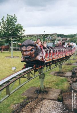 Buffalo Ride American Adventure Theme Park Ilkeston Derbyshire