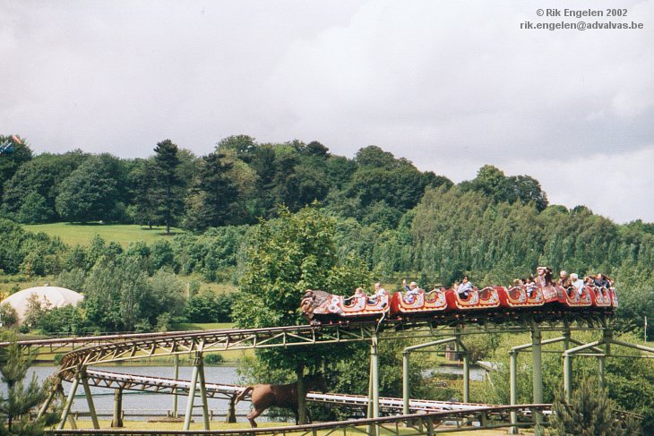 Buffalo Ride American Adventure Theme Park Ilkeston Derbyshire