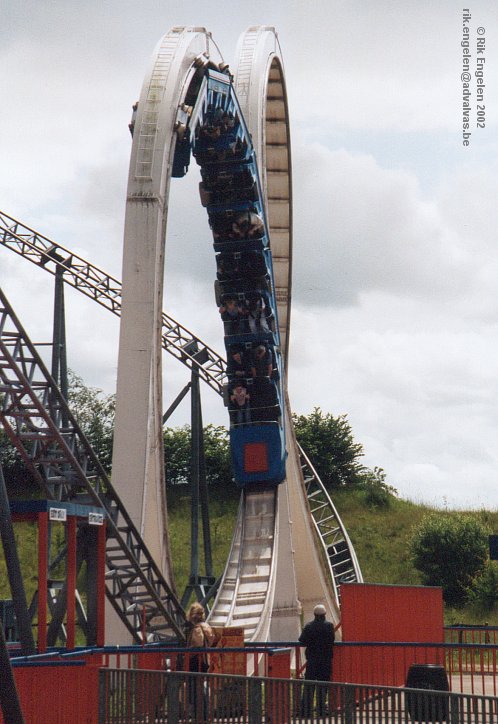 Twin Looper American Adventure Theme Park Ilkeston Derbyshire