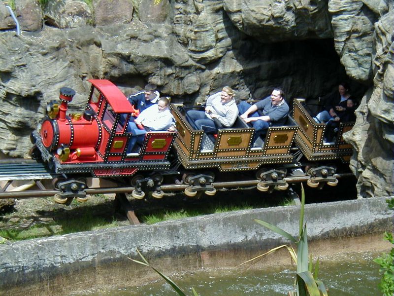 Runaway Mine Train Alton Towers Alton Staffordshire England