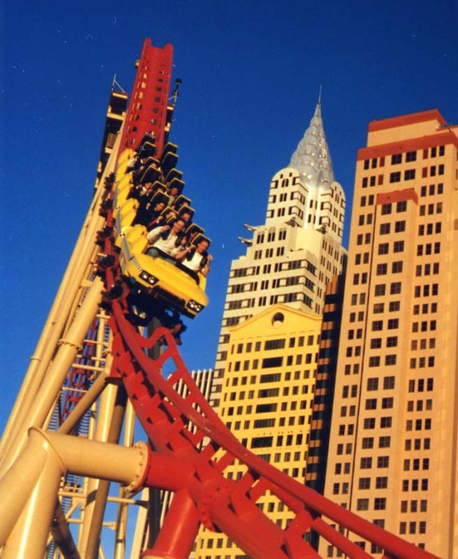 Big Apple Coaster New York New York Hotel Casino Las Vegas