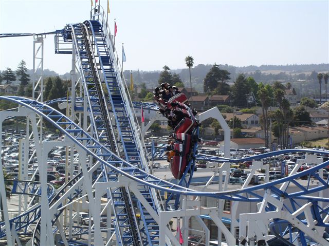 Hurricane Santa Cruz Beach Boardwalk Santa Cruz California