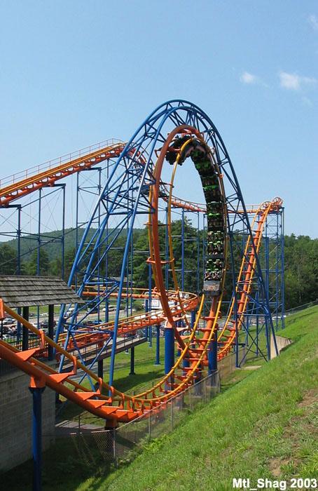 Steamin Demon Six Flags Great Escape Queensbury New York