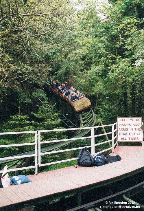 Treetops Rollercoaster Oakwood Theme Park Narberth