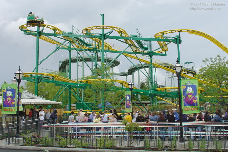 Ragin Cajun Six Flags Great America Gurnee Illinois United