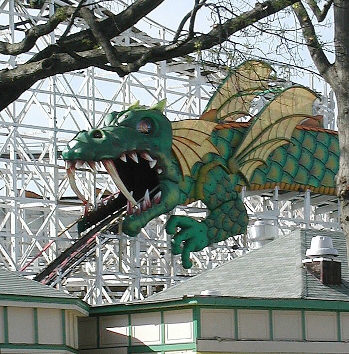 Dragon Coaster Playland Park Rye New York United States