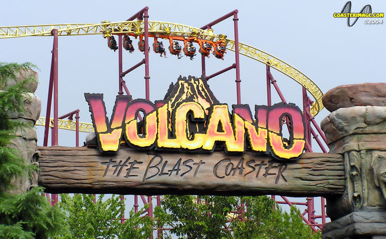 Volcano The Blast Coaster Kings Dominion Doswell Virginia