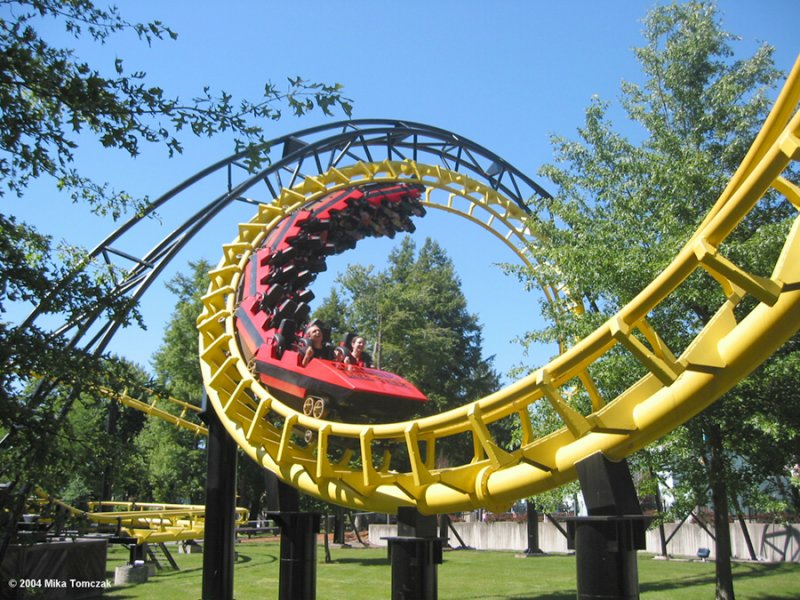 Canobie Corkscrew, Canobie Lake Park] Missing from the park map and  website, is this new and is this something that we should be worried about?  : r/rollercoasters