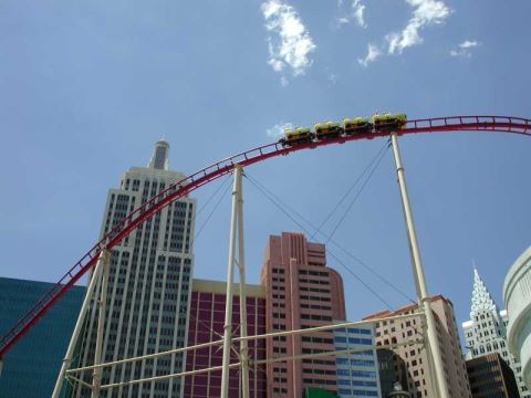 The Big Apple Coaster at New York New York Hotel and Casino 2023