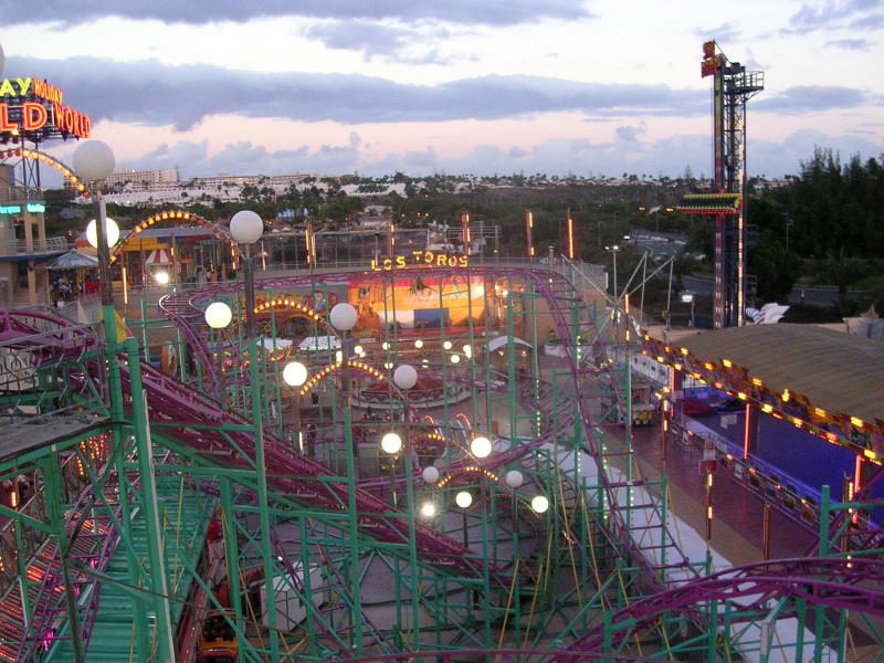 Roller Coaster Holiday World Wooland Fun Park Maspalomas Las