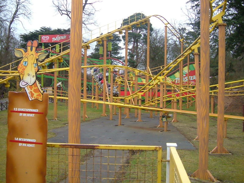 Rhino Coaster West Midland Safari Park Bewdley Worcestershire