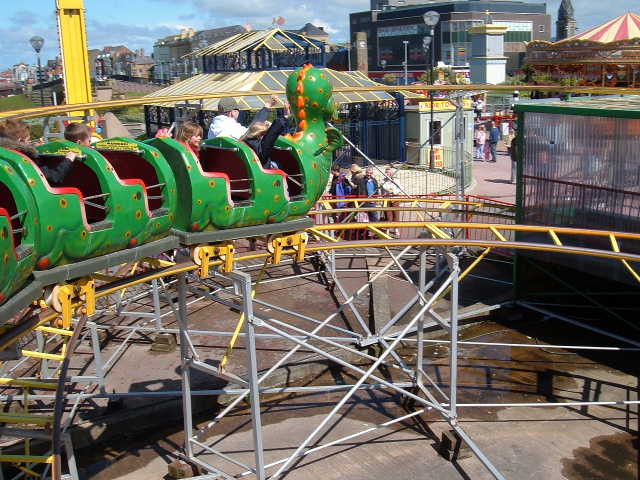 Nessi Rhyl Fun Fair Rhyl Denbighshire Wales United Kingdom