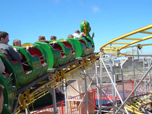 Nessi Rhyl Fun Fair Rhyl Denbighshire Wales United Kingdom