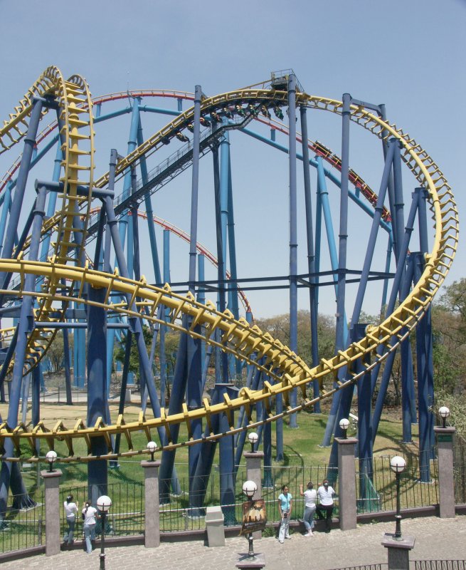 Batman The Ride - Six Flags Mexico (Mexico City, Mexico)