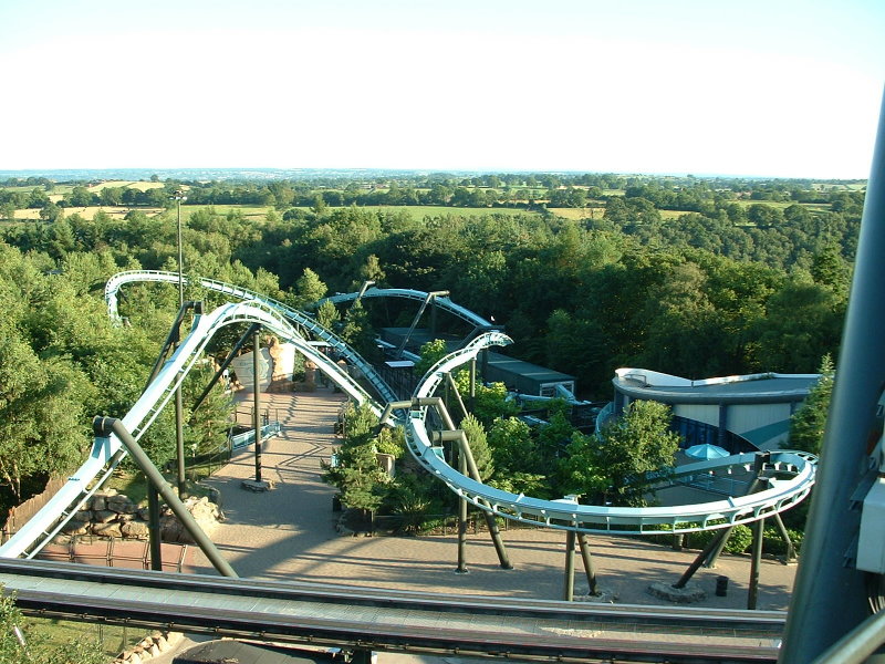 Galactica Alton Towers Alton Staffordshire England United