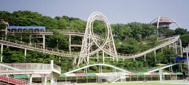 Double Loop Coaster - Himeji Tegarayama Amusement Park