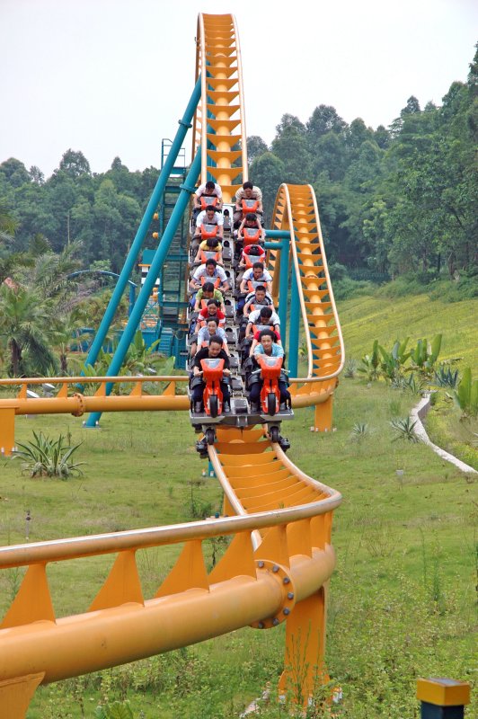 Motorbike Launch Coaster Chimelong Paradise Panyu Guangzhou