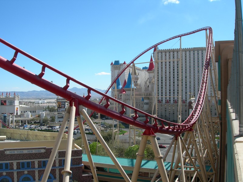 Big Apple Coaster New York New York Hotel Casino Las Vegas