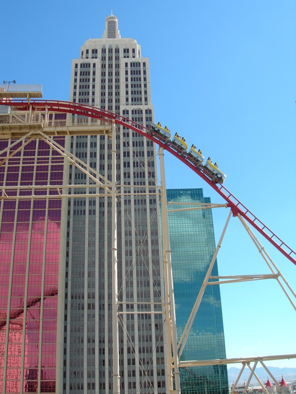 The Big Apple Coaster at New York New York Hotel and Casino 2023