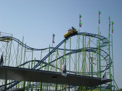 Avalanche Jolly Roger Amusement Park Ocean City Maryland