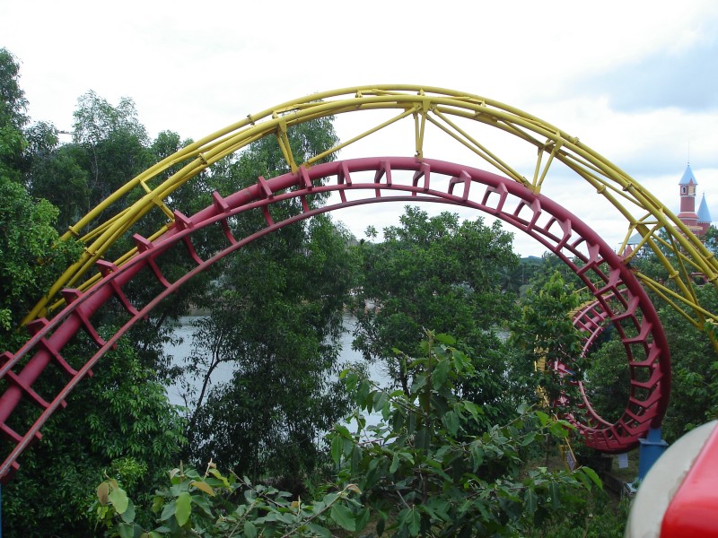 Roller Coaster - Đầm Sen Park (District 11, Ho Chi Minh, Vietnam)