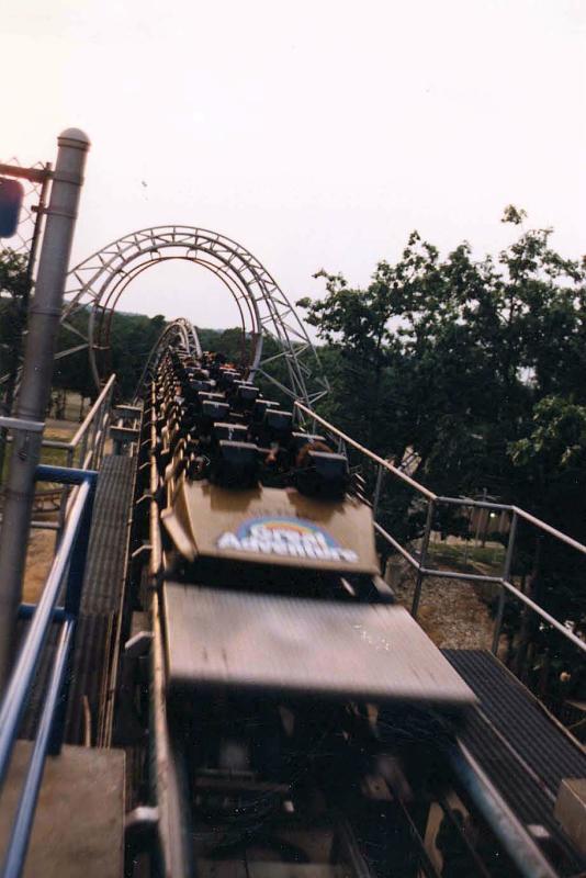 Lightnin Loops Six Flags Great Adventure Jackson New Jersey