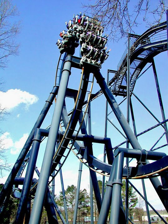 Batman The Ride Six Flags Over Georgia Austell Georgia United