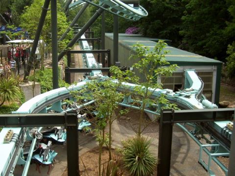 Galactica Alton Towers Alton Staffordshire England United