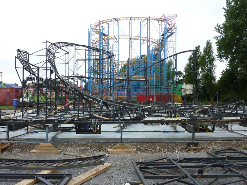 Astro Storm Brean Theme Park Brean Somerset England United Kingdom