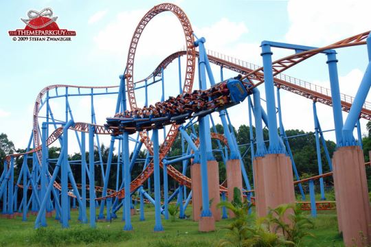 10 Inversion Roller Coaster Chimelong Paradise Panyu Guangzhou