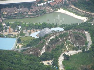 Wood Coaster POV GCI Wooden Roller Coaster Knight Valley China 木质过山车 