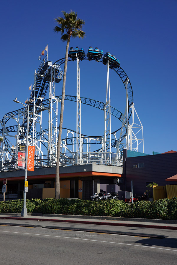 Hurricane Santa Cruz Beach Boardwalk Santa Cruz California