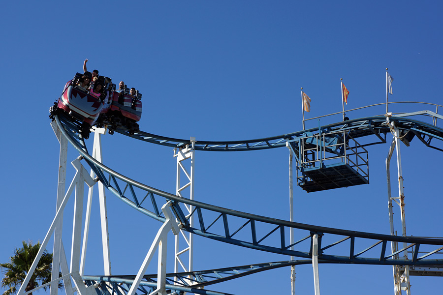 Hurricane Santa Cruz Beach Boardwalk Santa Cruz California