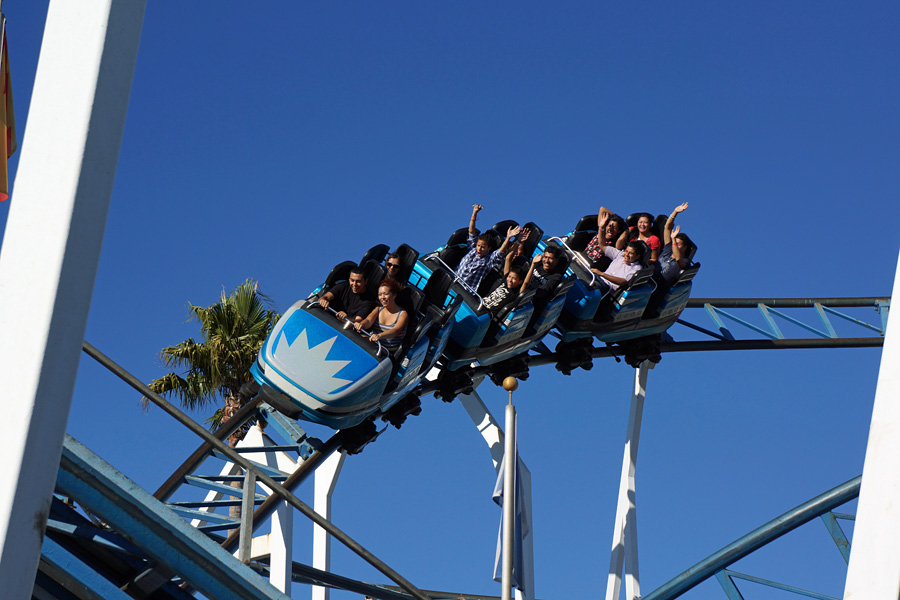 Hurricane Santa Cruz Beach Boardwalk Santa Cruz California