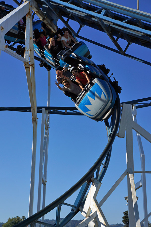 Hurricane Santa Cruz Beach Boardwalk Santa Cruz California