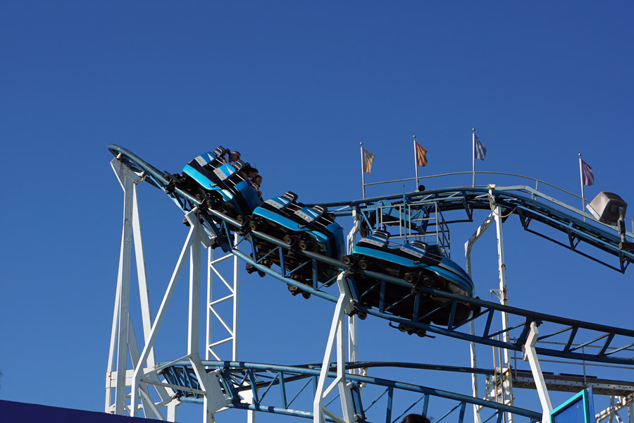 Hurricane Santa Cruz Beach Boardwalk Santa Cruz California