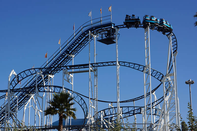 Hurricane Santa Cruz Beach Boardwalk Santa Cruz California